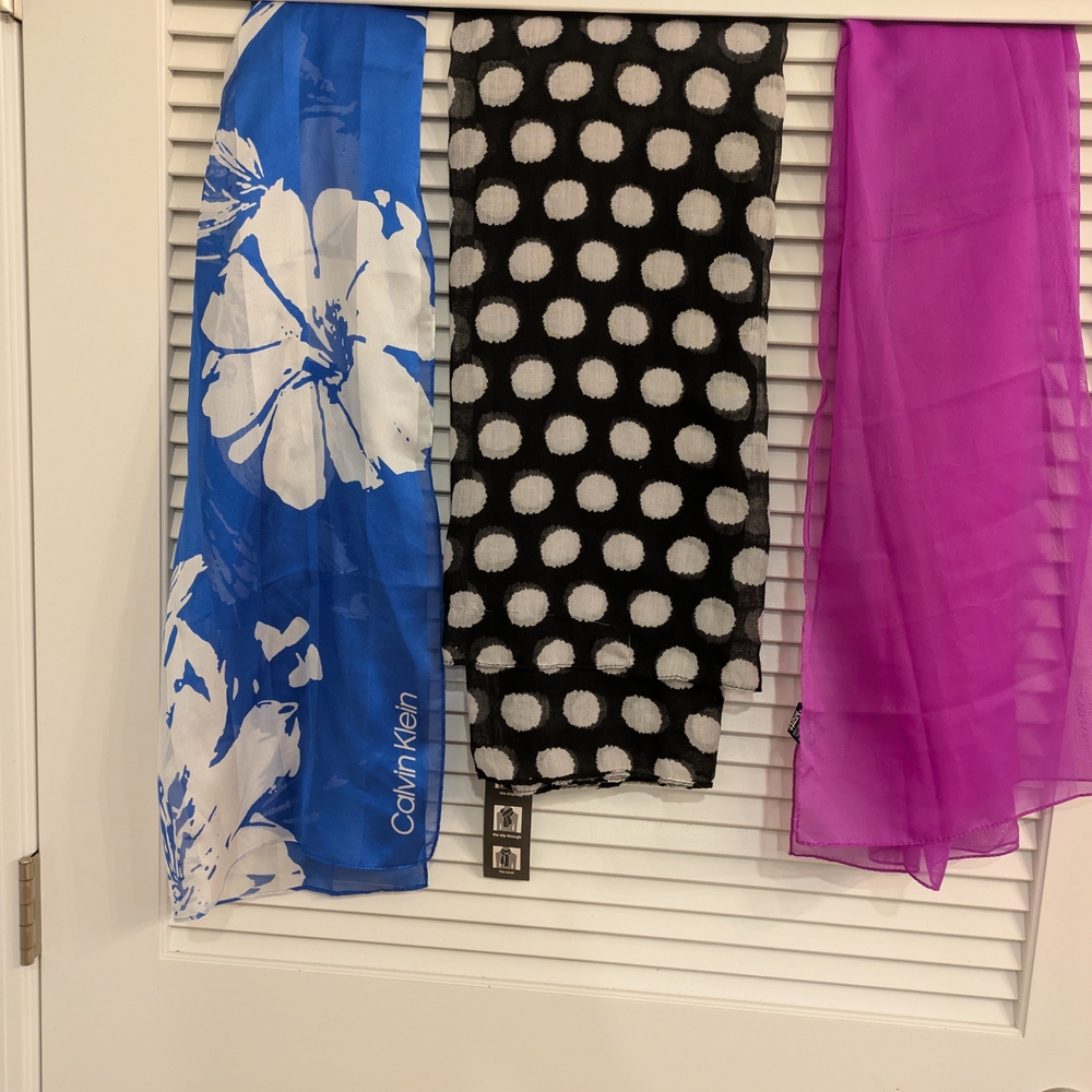 Set Of 3 Wrap Scarf  New